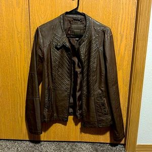 Maurice’s Faux Leather Jacket Size Large
